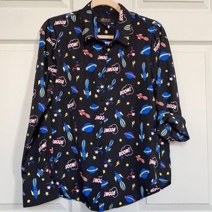 Forever 21 Contemporary Sci-Fi Blouse